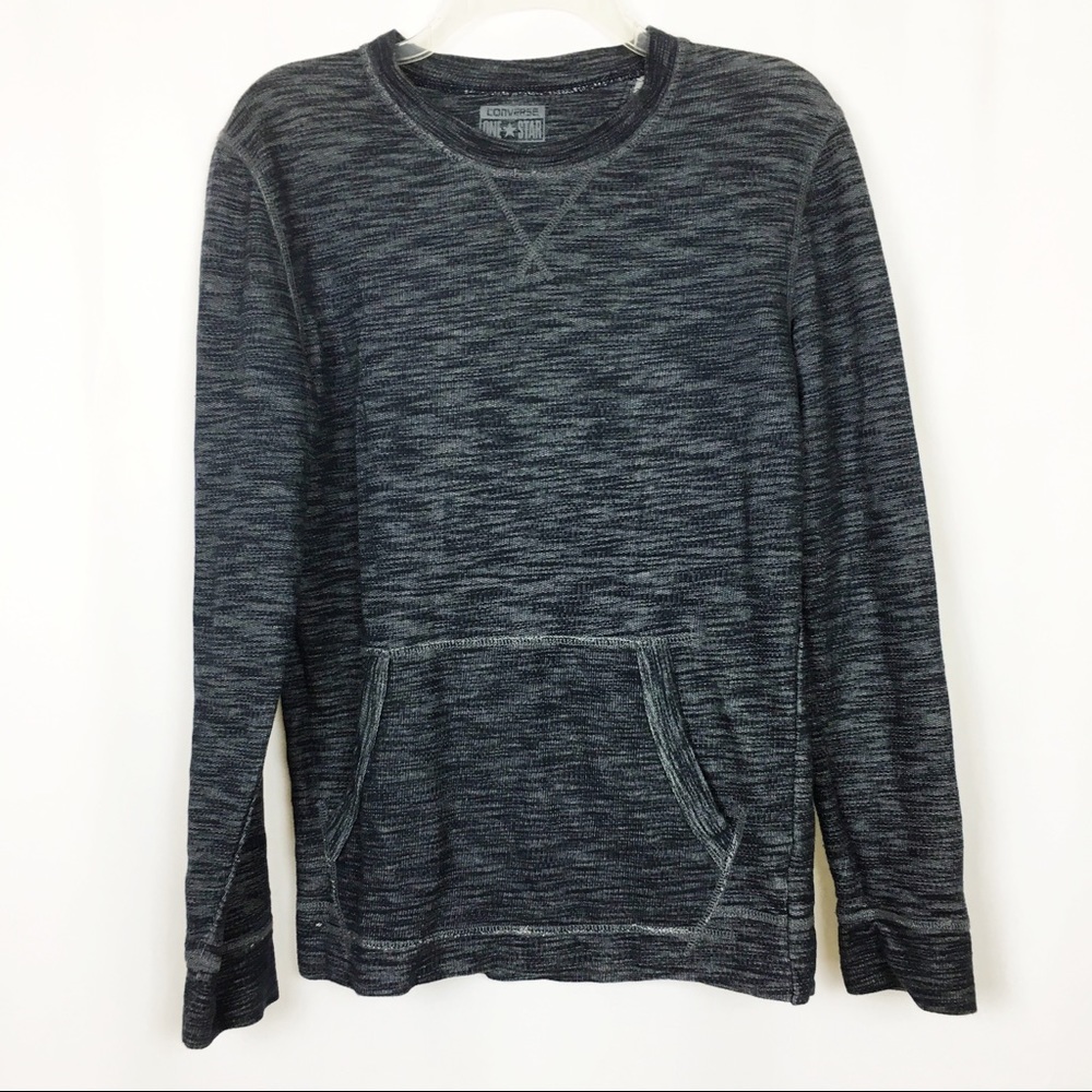 Converse One Star heathered gray sweatshirt S